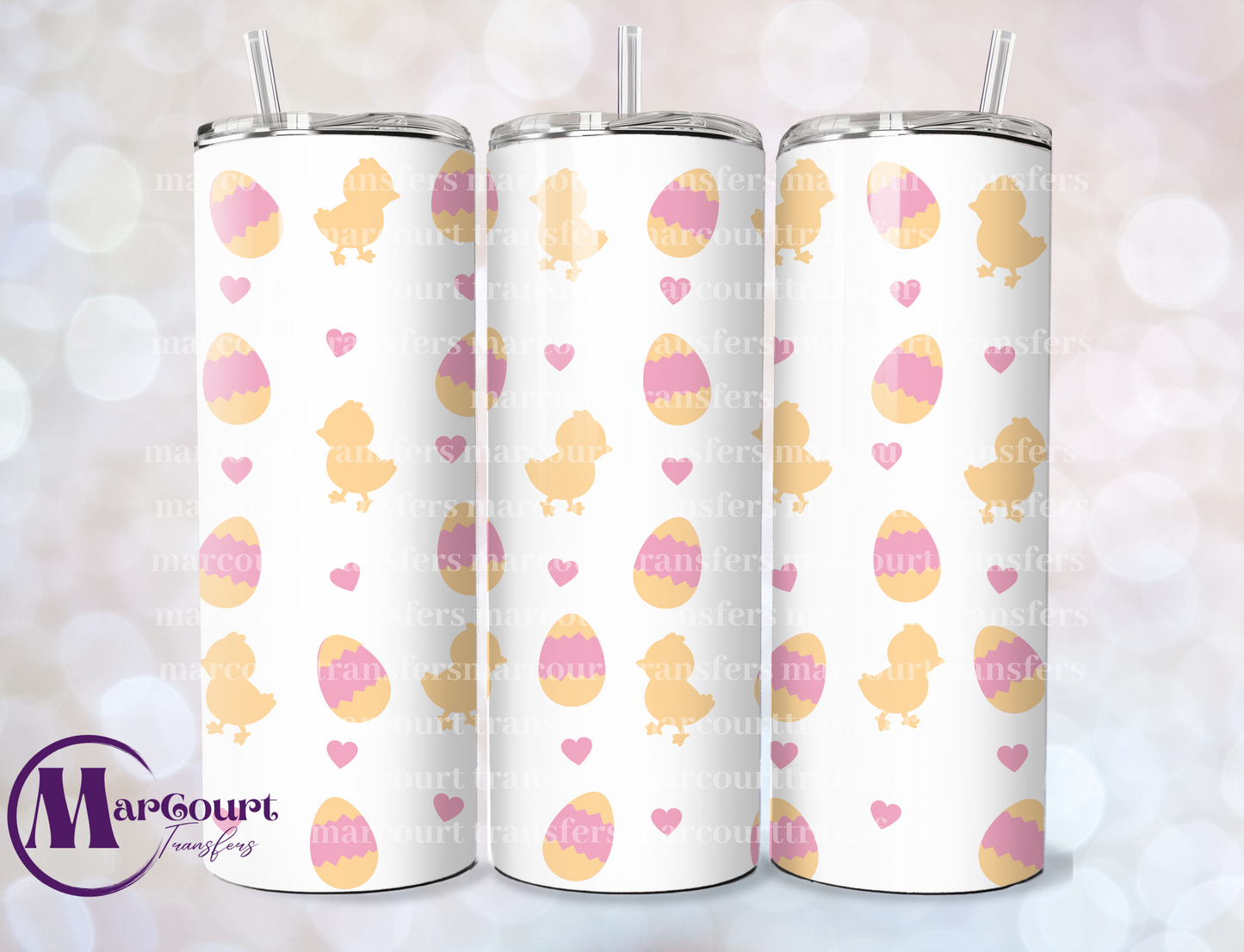 CHICKS N EGGS-20 OZ-UV DTF CUP WRAP