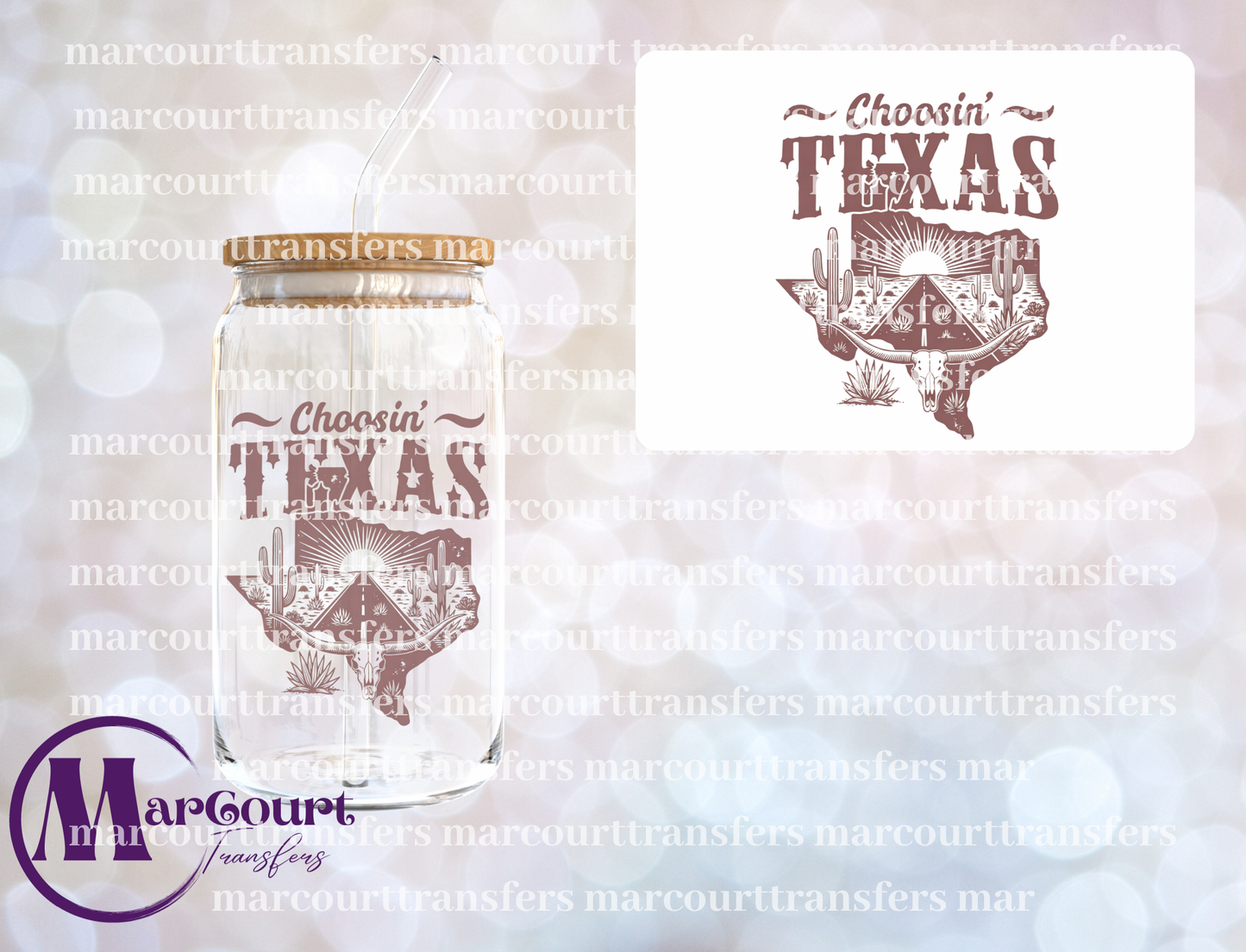 CHOOSIN TEXAS-UV DTF CUP WRAP