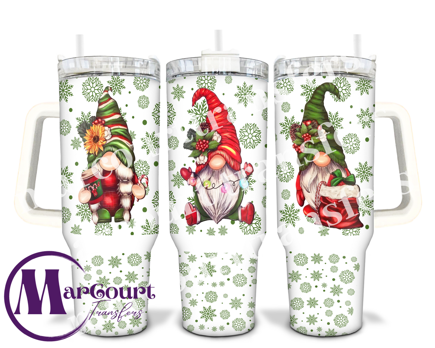 CHRISTMAS GNOMES 1-40 0Z-UV DTF CUP WRAP