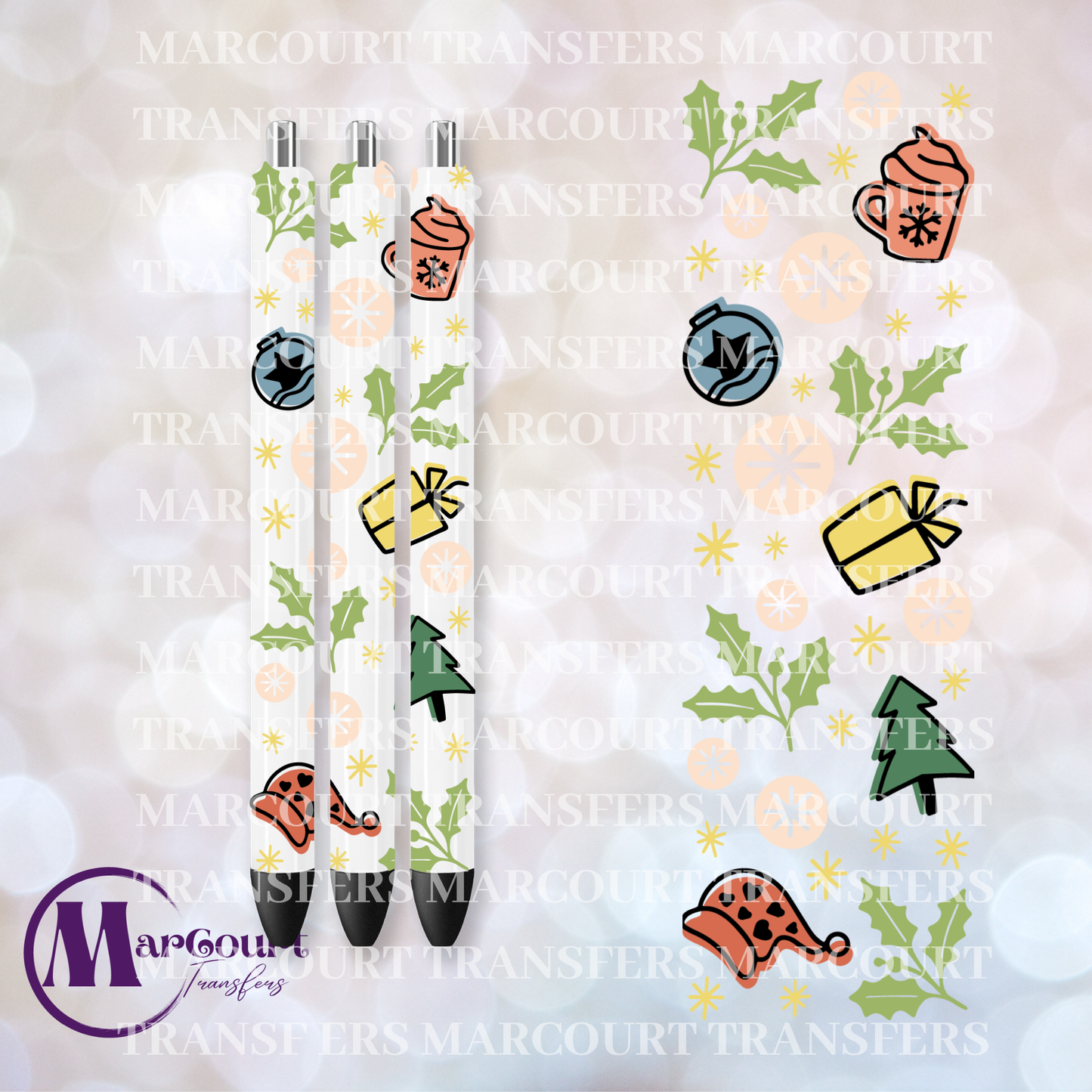 CHRISTMAS PEN 3-UV PEN WRAP
