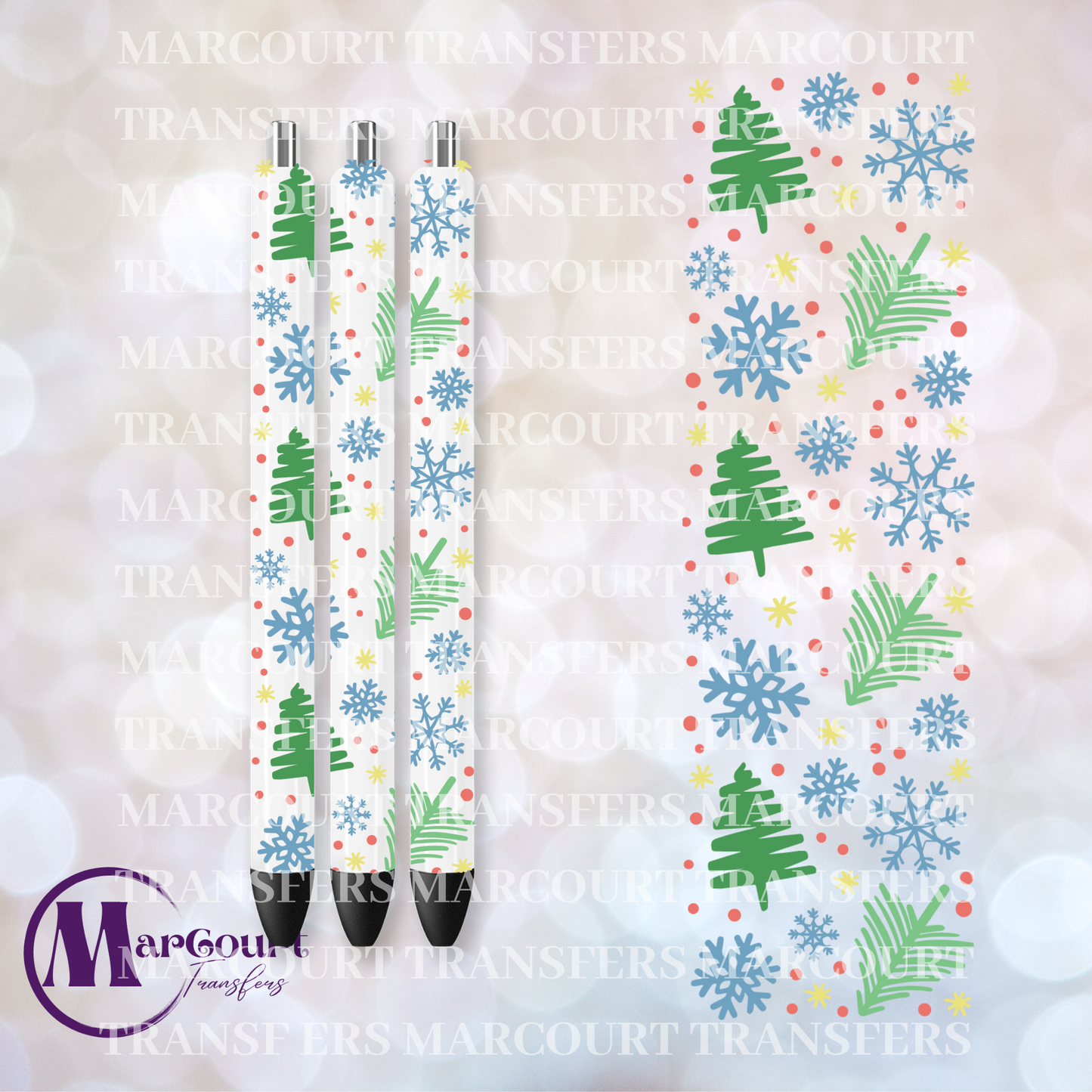CHRISTMAS TREE PEN 1-UV PEN WRAP
