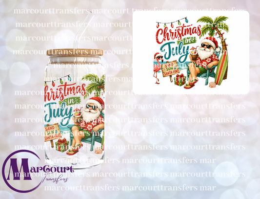 CHRISTMAS IN JULY-UV DTF CUP WRAP