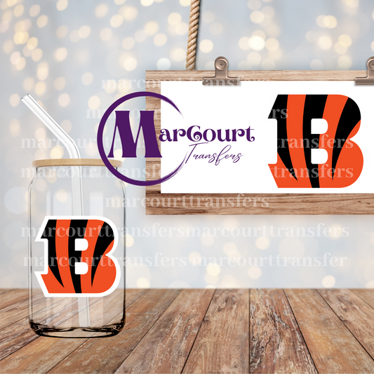 CINCINNATI BENGALS-DECAL-UV DTF CUP WRAP