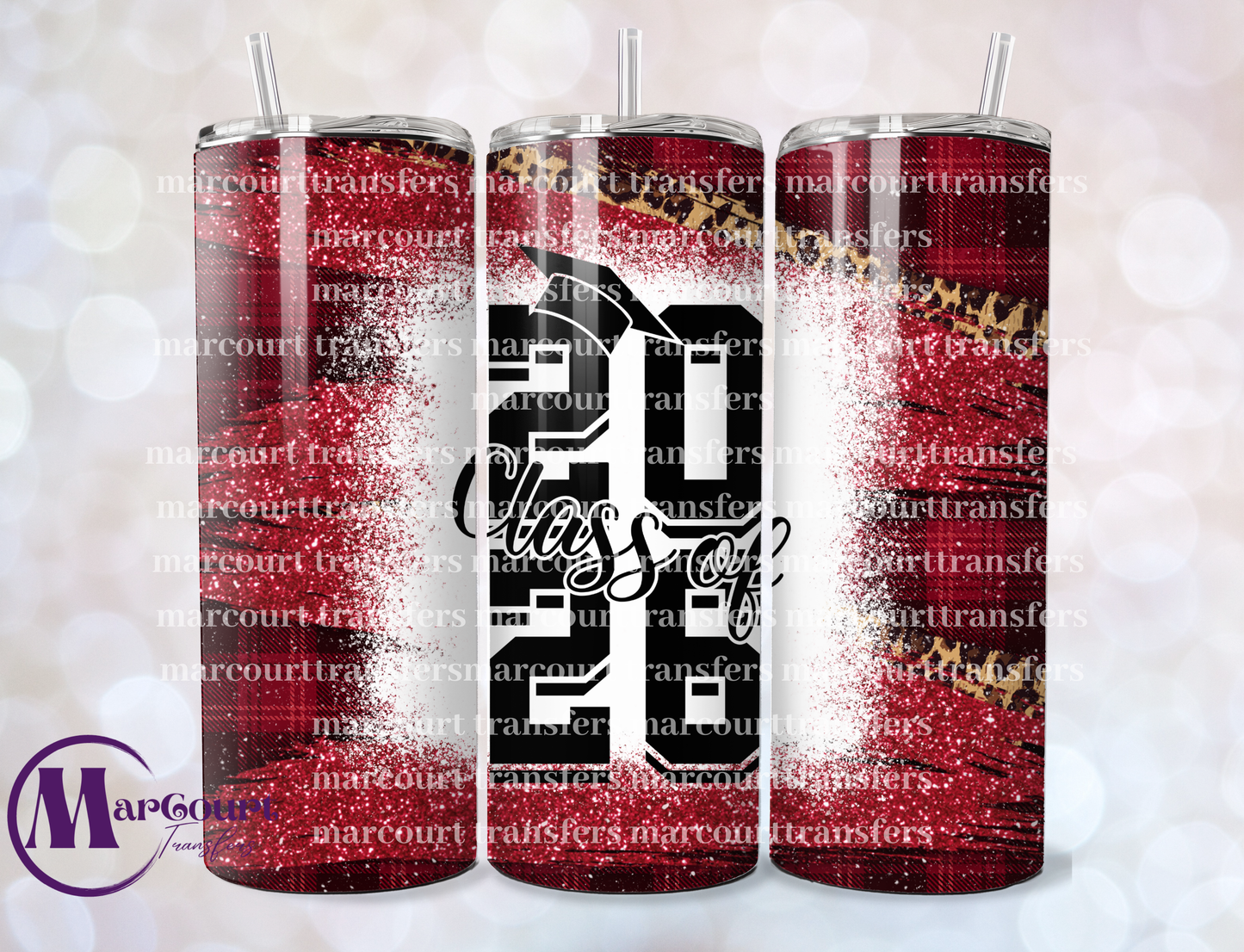 CLASS OF 2026 RED-20 OZ-UV DTF CUP WRAP
