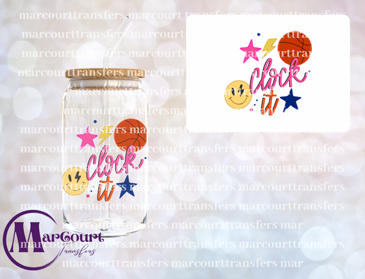 CLOCK IT SOPHIE-UV DTF CUP WRAP