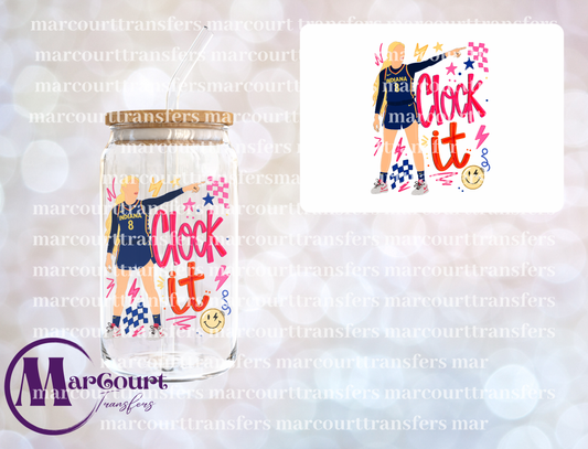 CLOCK IT SOPHIE CUNNINGHAM-UV DTF CUP WRAP