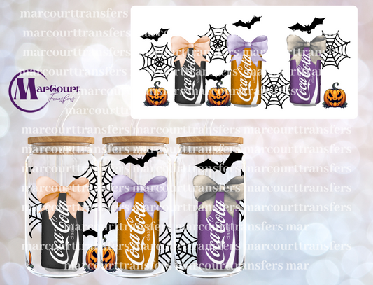 COCA COLA HALLOWEEN-16 0Z-UV DTF CUP WRAP