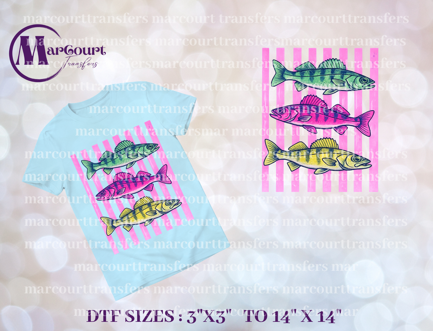 DTF-COLORFUL WALLEYE FISH