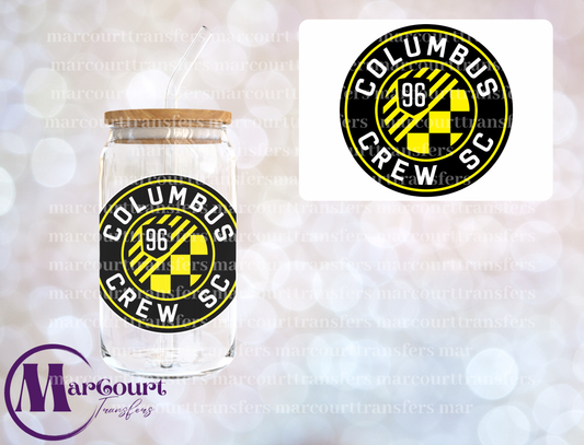 COLUMBUS CREW-DECAL-UV DTF CUP WRAP