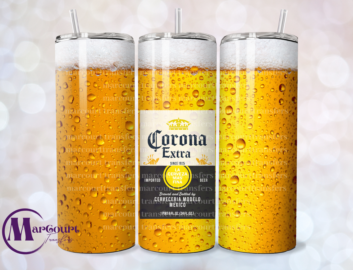 CORONA EXTRA-SKINNY TUMBLER TRANSFER