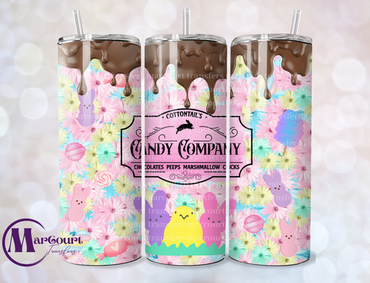 COTTONTAILS CANDY CO-SKINNY TUMBLER TRANSFER