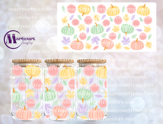 COZY FALL PUMPKINS-16 0Z-UV DTF CUP WRAP