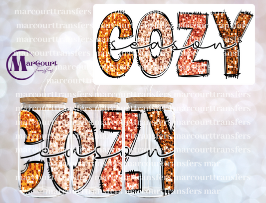 COZY SEASON GLITTER-16 0Z-UV DTF CUP WRAP