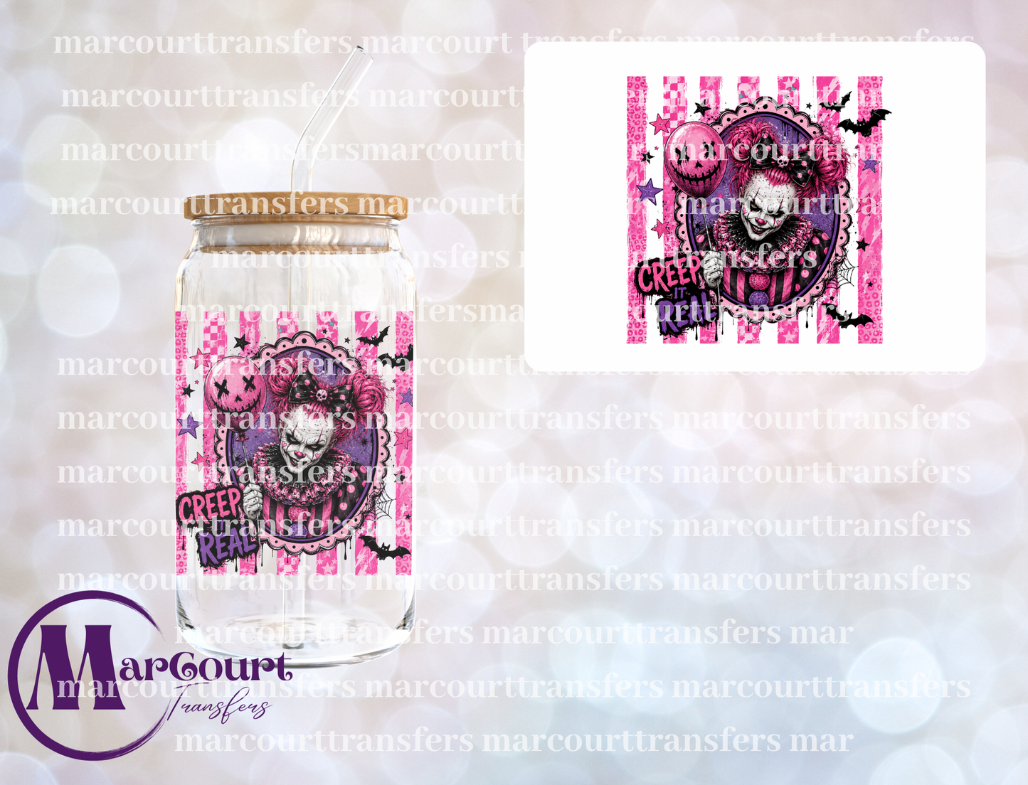 CREEP IT REAL-UV DTF CUP WRAP