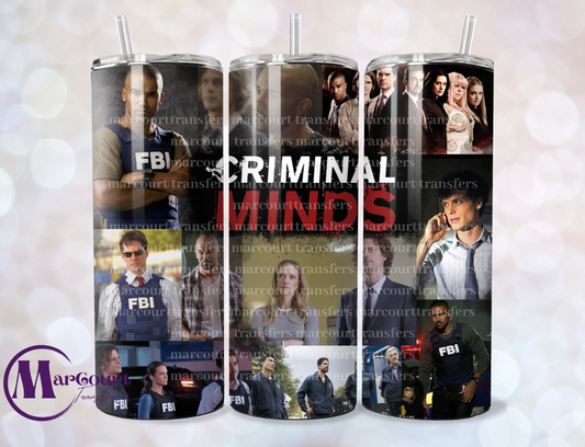 CRIMINAL MINDS-SKINNY TUMBLER TRANSFER