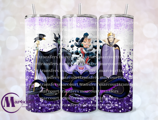 CRUELLA AND FRIENDS-SKINNY TUMBLER TRANSFER