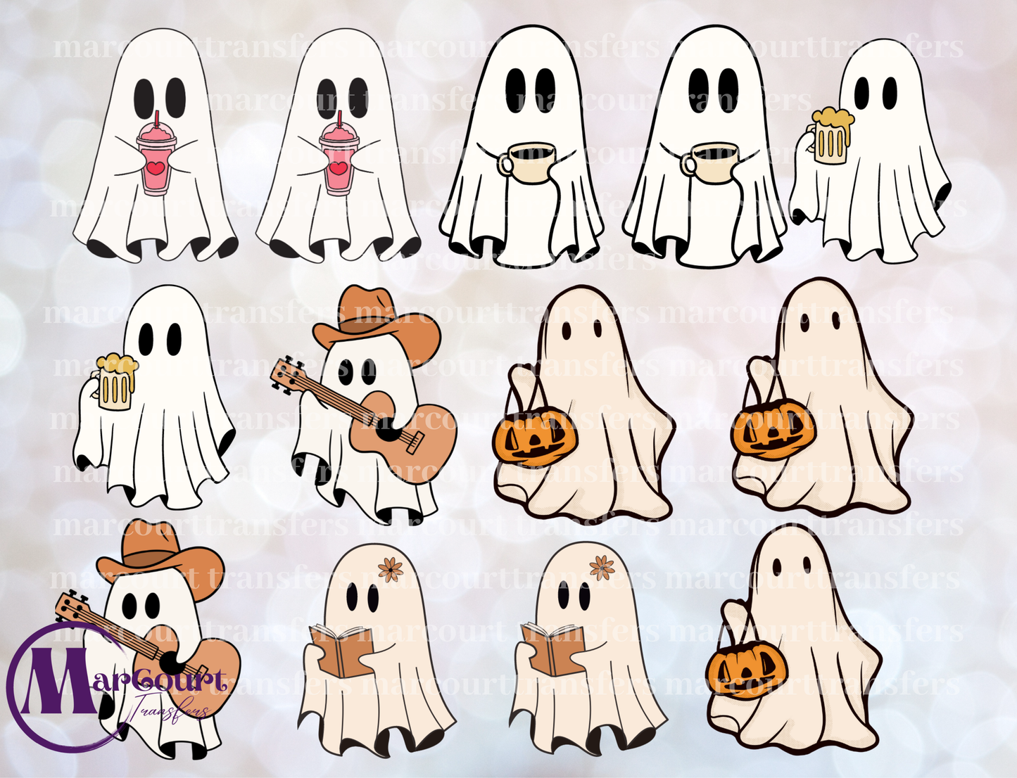 CUTE GHOSTS ELEMENTS