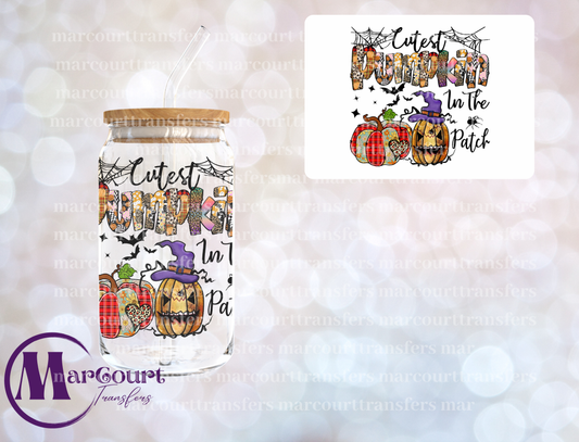 CUTEST PUMPKIN IN THE PATCH-DECAL-UV DTF CUP WRAP