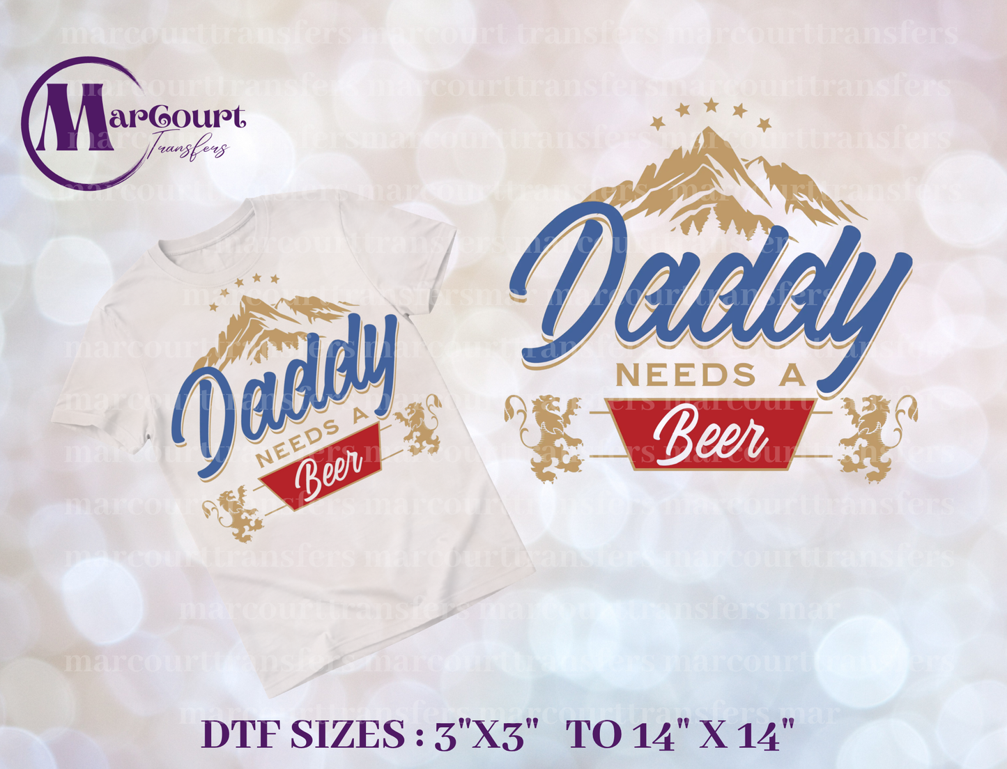 DTF-DADDY NEEDS A COLD BEER