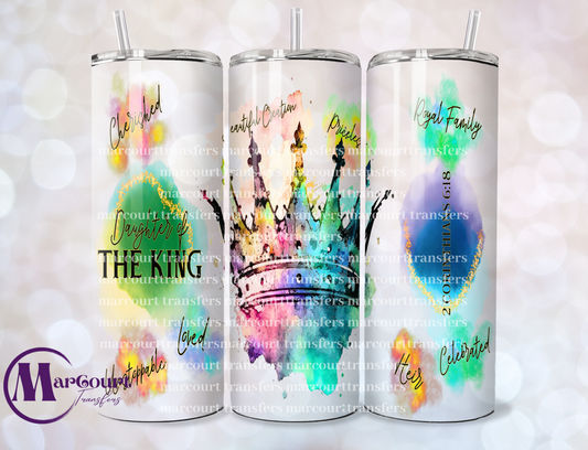 DAUGHTER OF THE KING-SKINNY TUMBLER TRANSFER