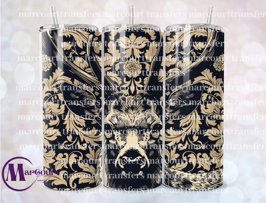 DEER LEATHER LOOK-SKINNY TUMBLER TRANSFER