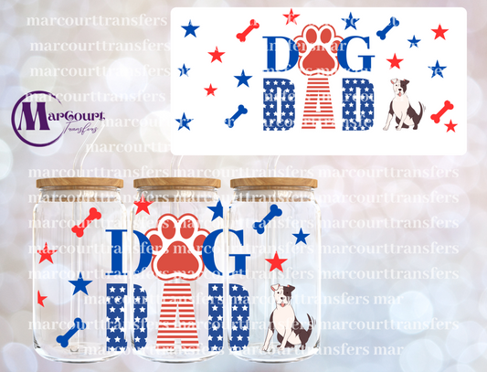 DOG DAD 2-16 0Z-UV DTF CUP WRAP
