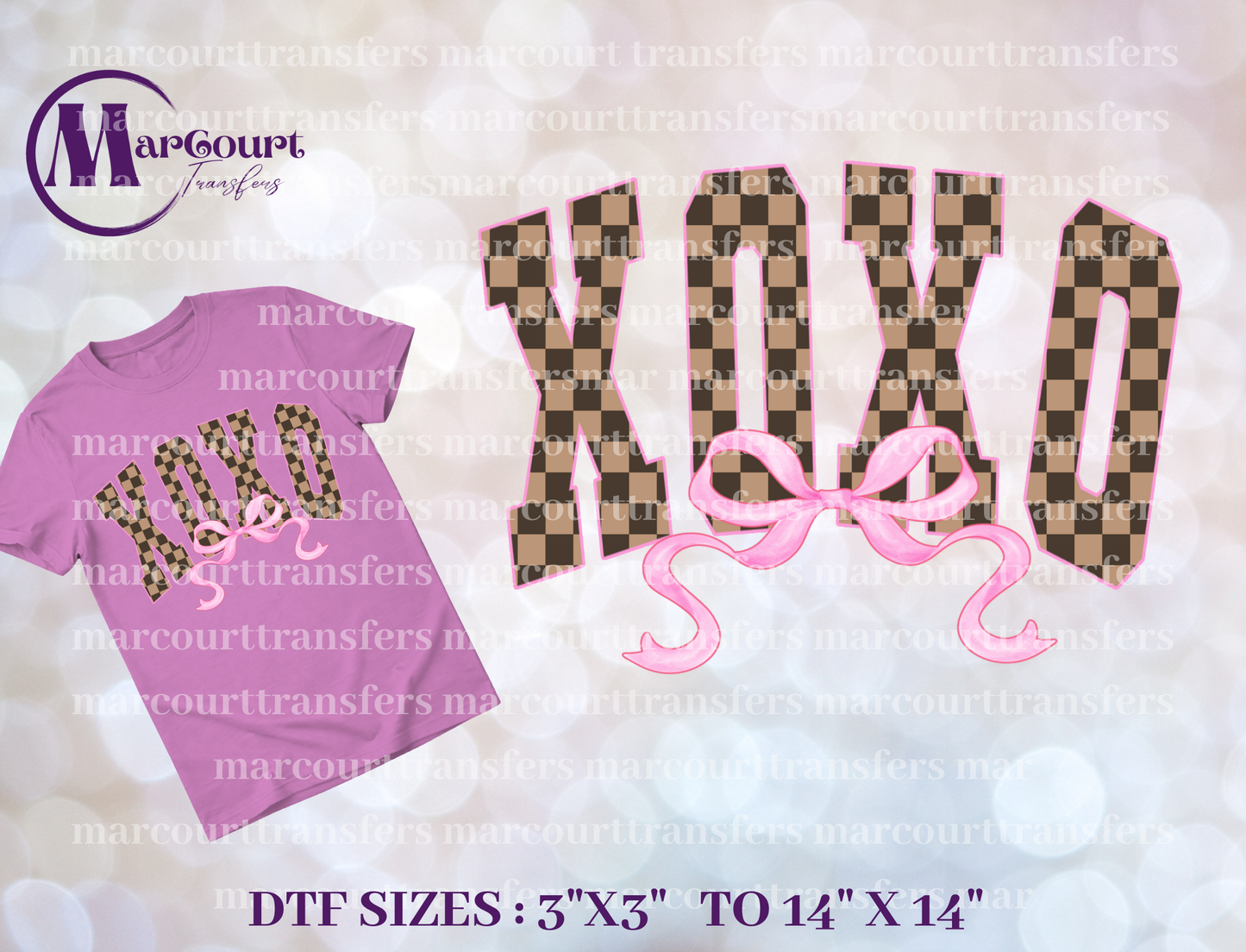 DTF-XOXO WITH BOW