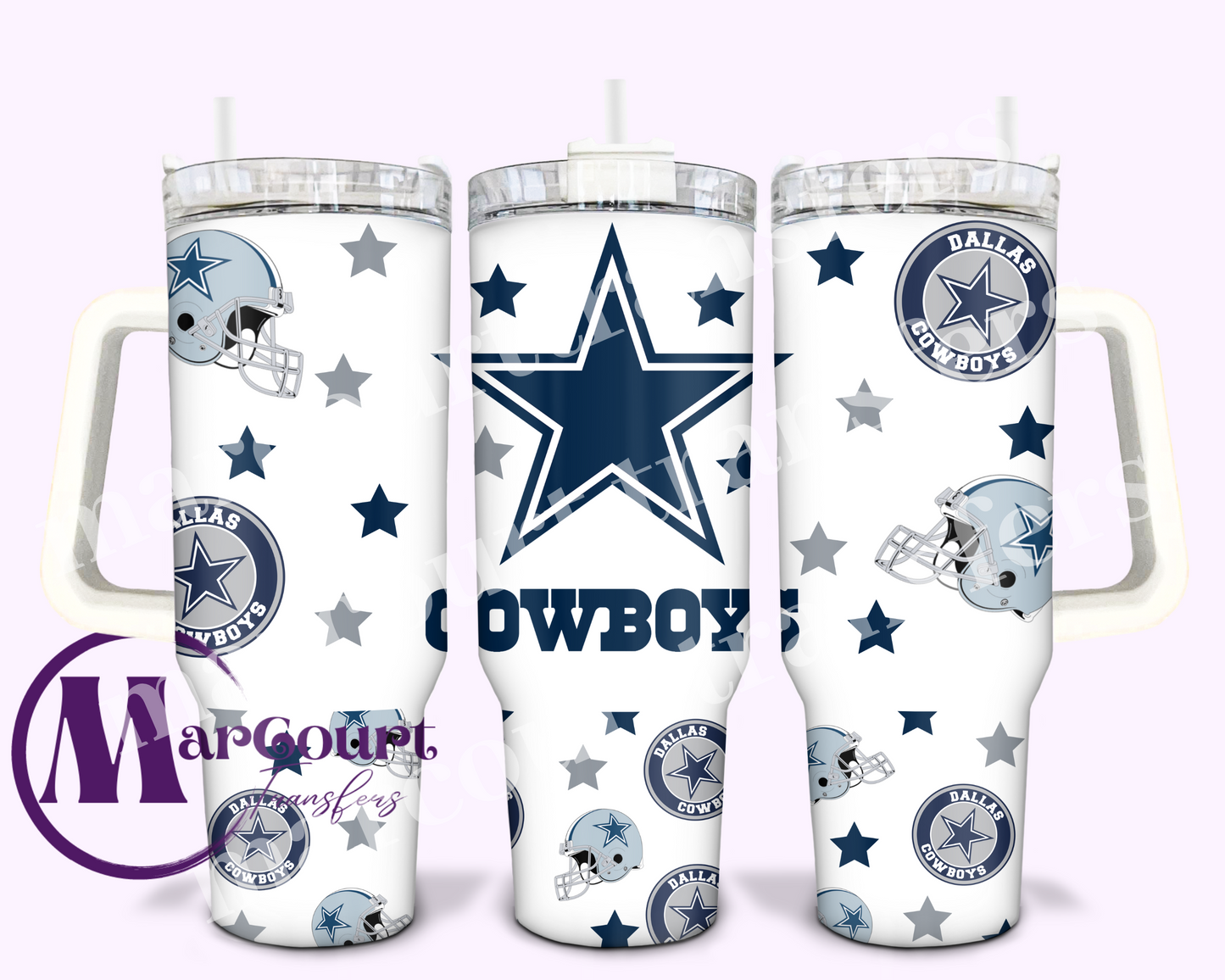 DALLAS COWBOYS-40 0Z-UV DTF CUP WRAP