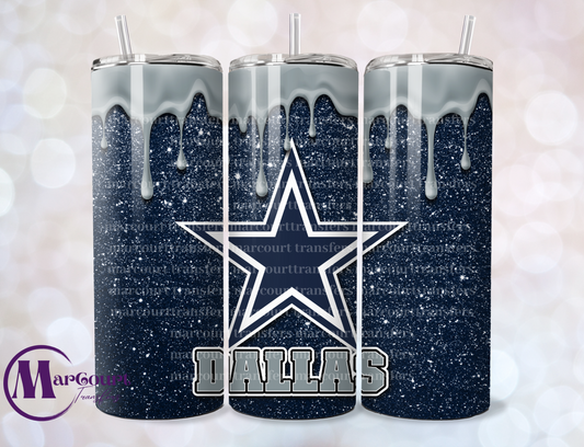 DALLAS COWBOYS DRIP-SKINNY UV DTF TRANSFER