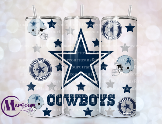 DALLAS COWBOYS-SKINNY TUMBLER TRANSFER