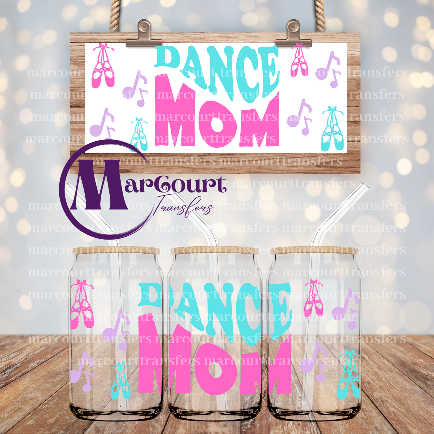 DANCE MOM-16 0Z-UV DTF CUP WRAP