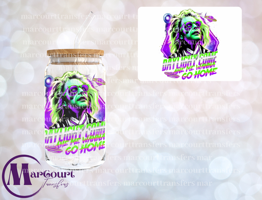 DAYLIGHT COME BEETLEJUICE-DECAL-UV DTF CUP WRAP