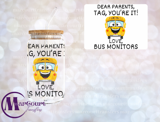 DEAR PARENTS TAG YOU'RE IT-DECAL-UV DTF CUP WRAP
