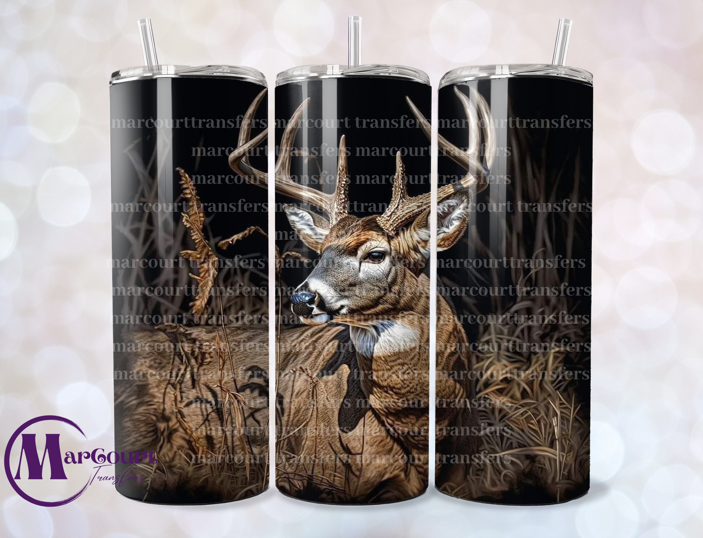 DEER-SKINNY TUMBLER TRANSFER