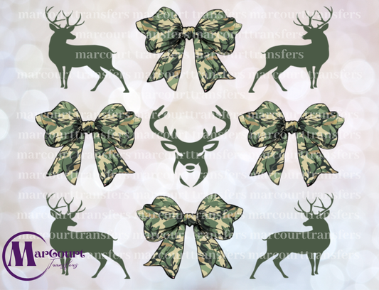 DEER AND CAMO BOWS ELEMENTS