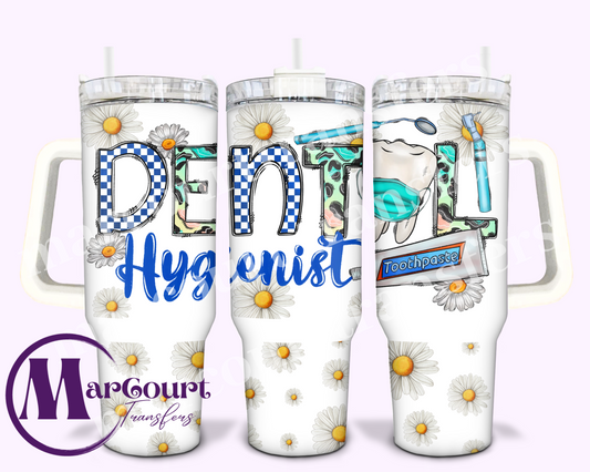 DENTAL HYGIENIST-40 0Z-UV DTF CUP WRAP