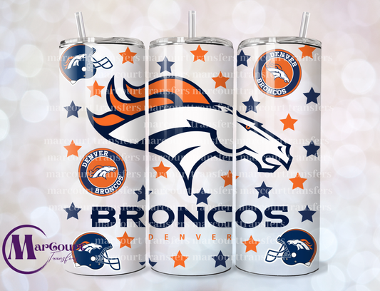 DENVER BRONCOS-SKINNY UV DTF TRANSFER