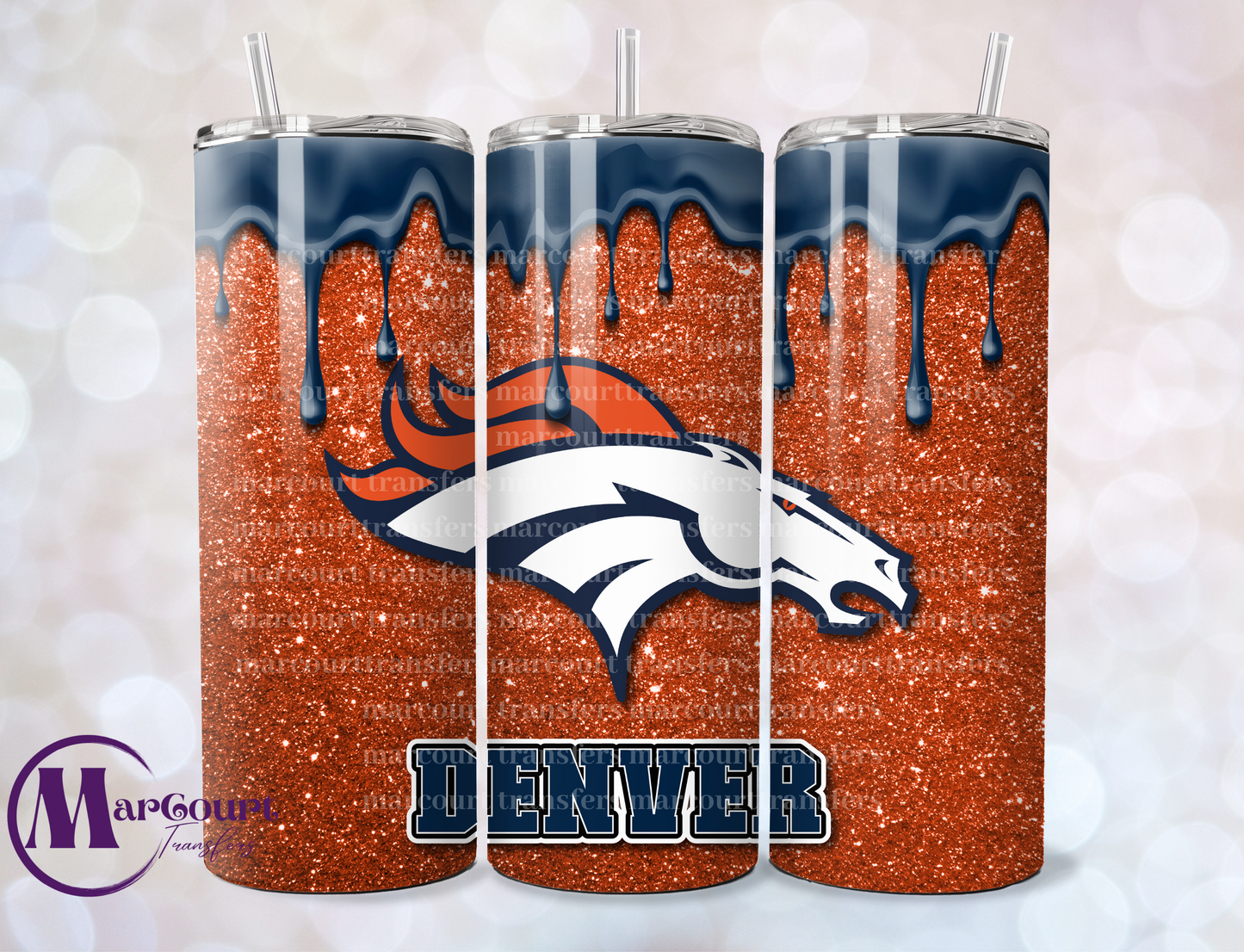 DENVER BRONCOS-SKINNY TUMBLER TRANSFER