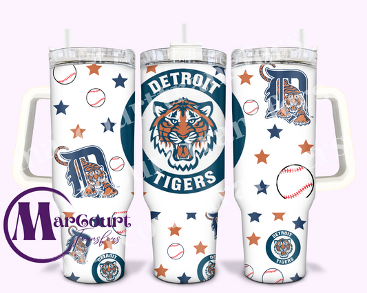 DETROIT TIGERS-40 0Z-UV DTF CUP WRAP