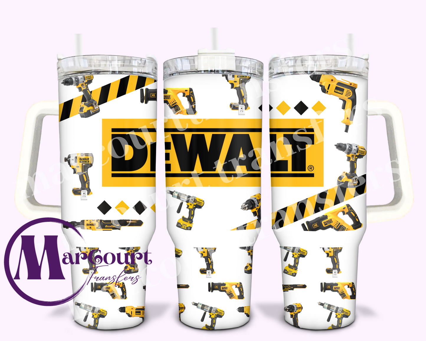 DEWALT TOOLS-40 0Z-UV DTF CUP WRAP