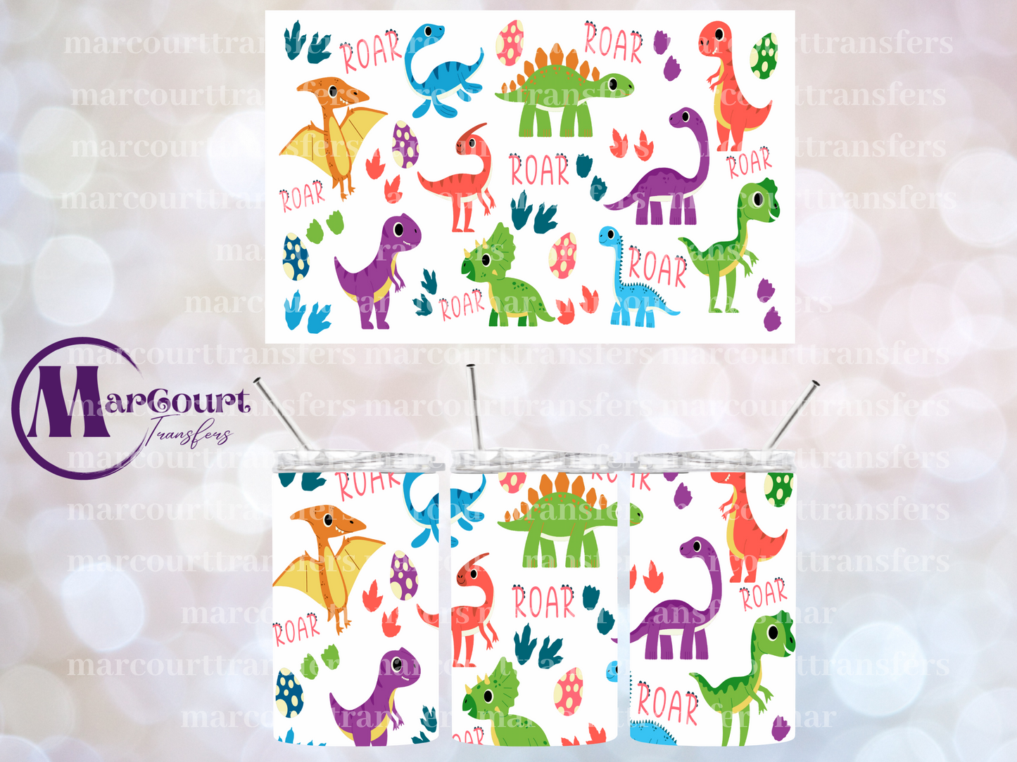 DINOS-12 OZ CUP WRAP