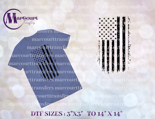 DTF-DISTRESSED FLAG