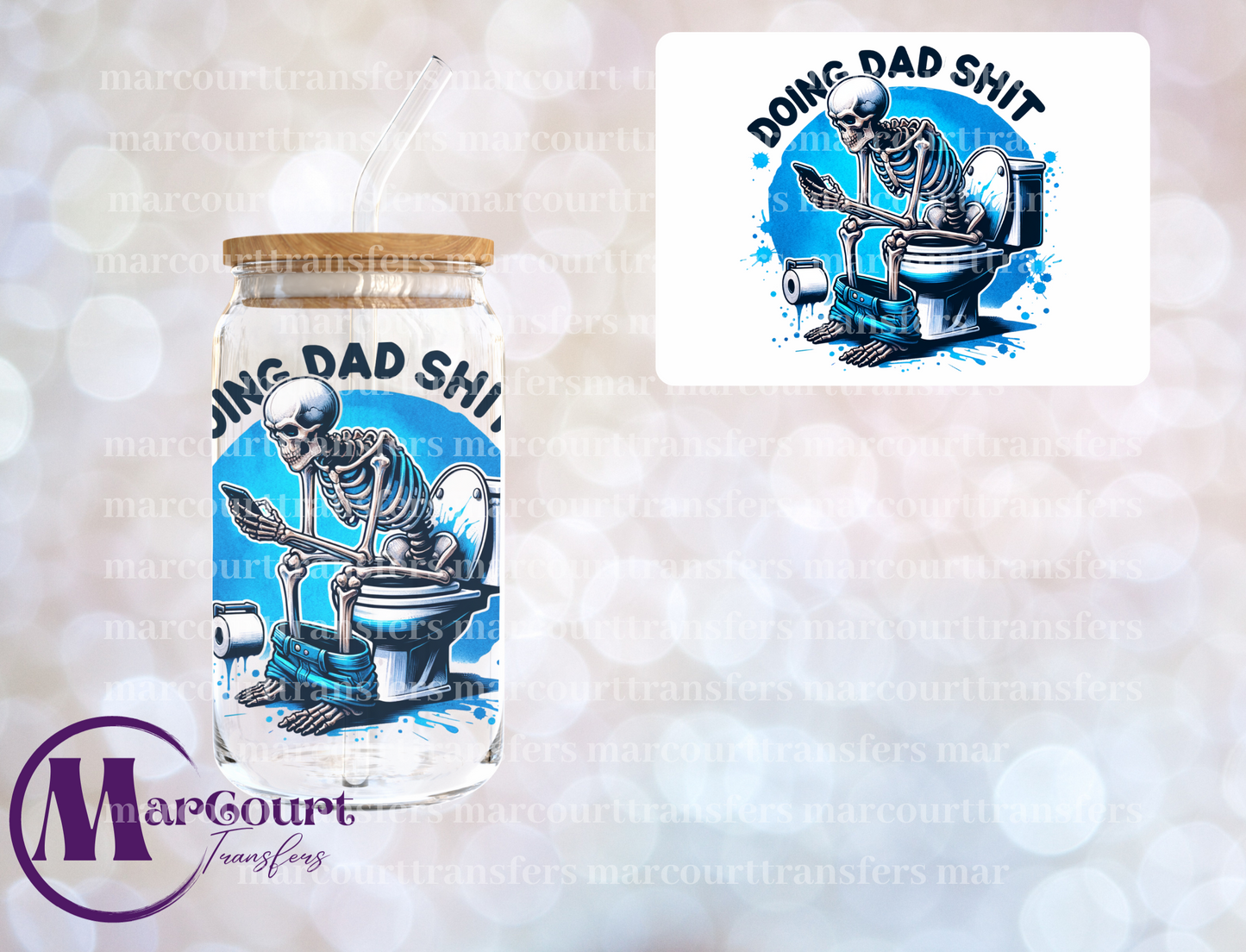 DOING DAD SHIT-DECAL-UV DTF CUP WRAP