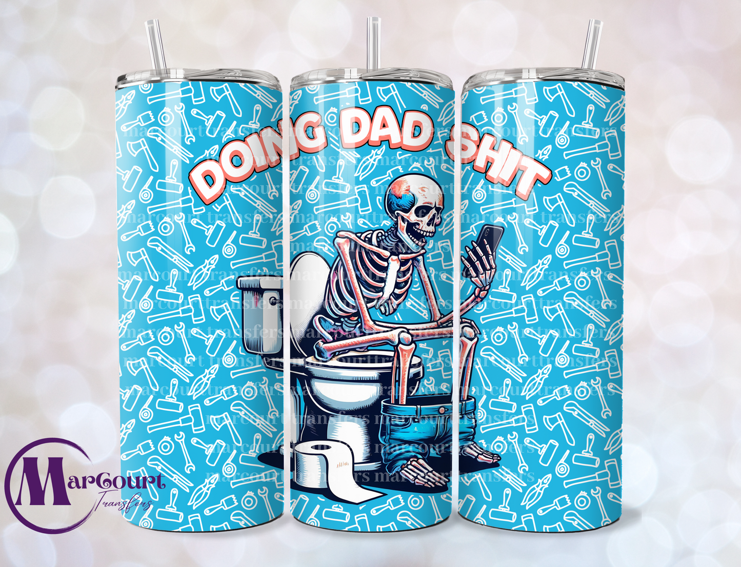 DOING DAD SH*T-SKINNY TUMBLER TRANSFER