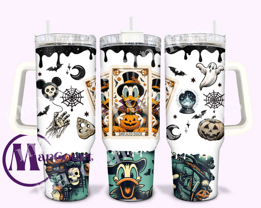 DONALD DUCK HALLOWEEN-40 0Z-UV DTF CUP WRAP