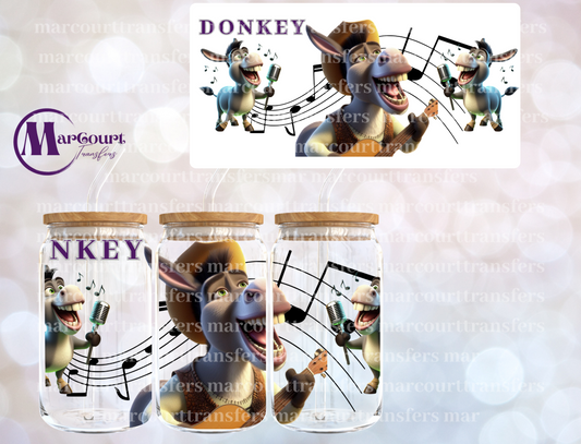 DONKEY (SHREK)-16 0Z-UV DTF CUP WRAP