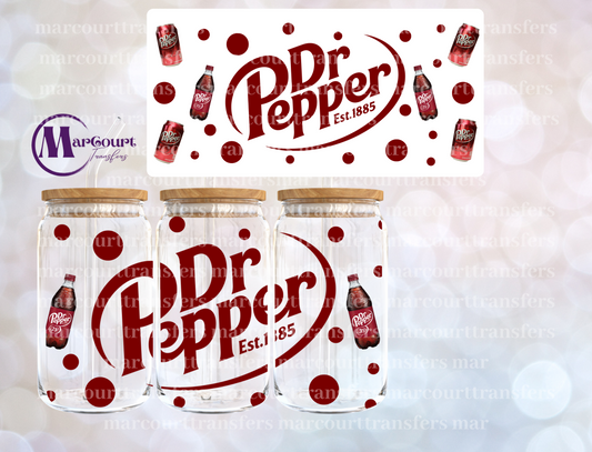 DR PEPPER-16 0Z-UV DTF CUP WRAP