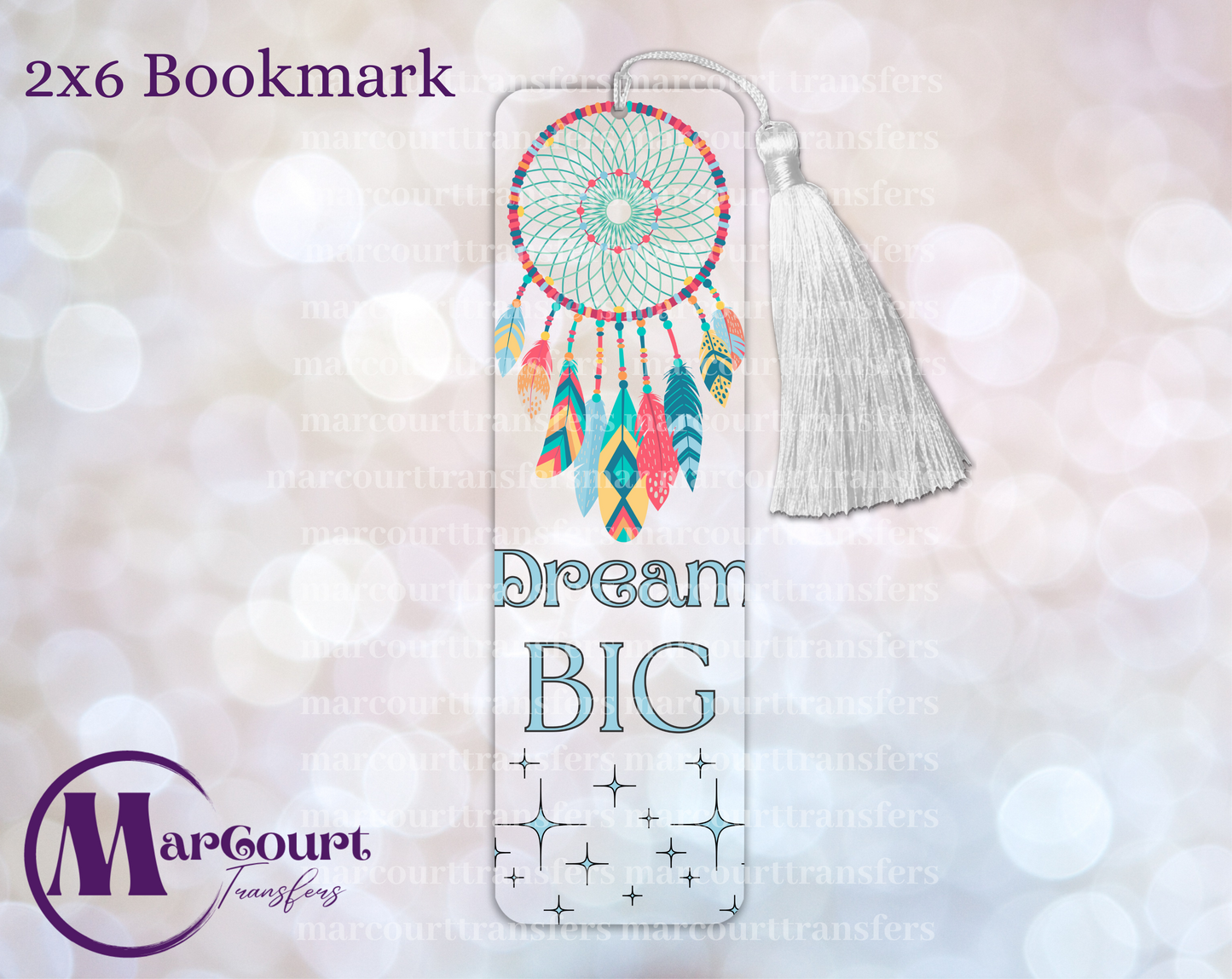 DREAM BIG-UV BOOKMARK