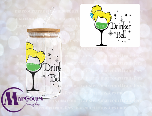 DRINKER BELL 2 -DECAL-UV DTF CUP WRAP