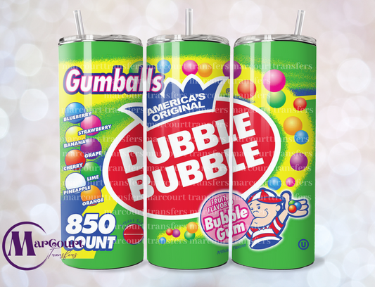 DOUBLE BUBBLE-SKINNY TUMBLER TRANSFER